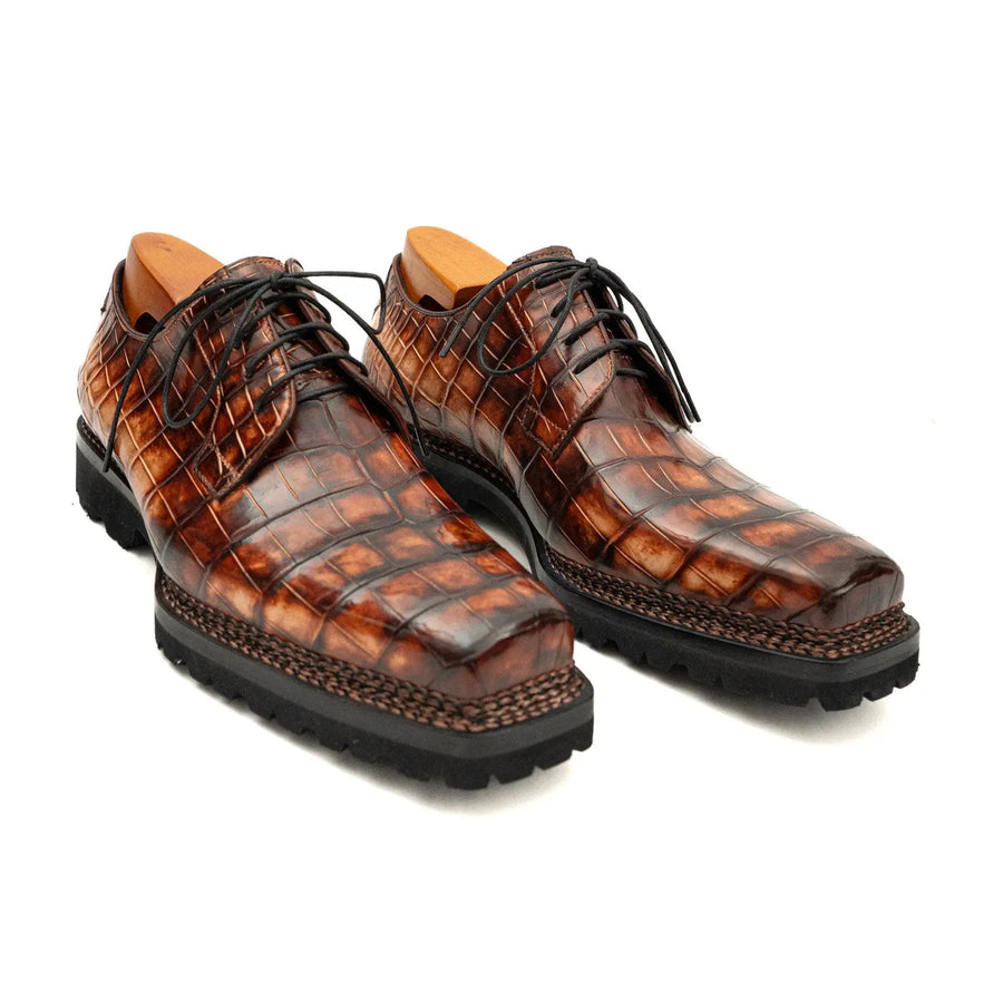 Derbies de crocodilo noruegueses com sola Vibram