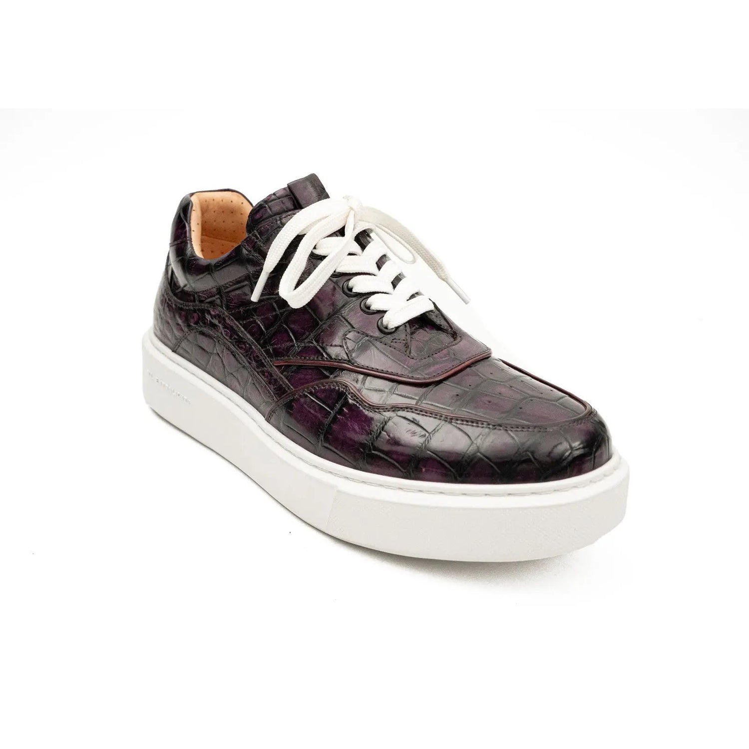 Sneaker Plateforme XL DIVINCH en crocodile du Nil