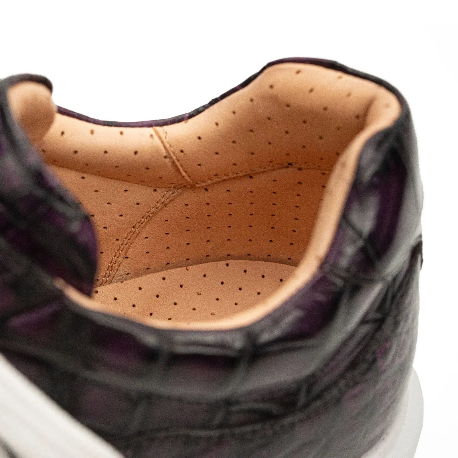 Sneaker Plateforme XL DIVINCH en crocodile du Nil