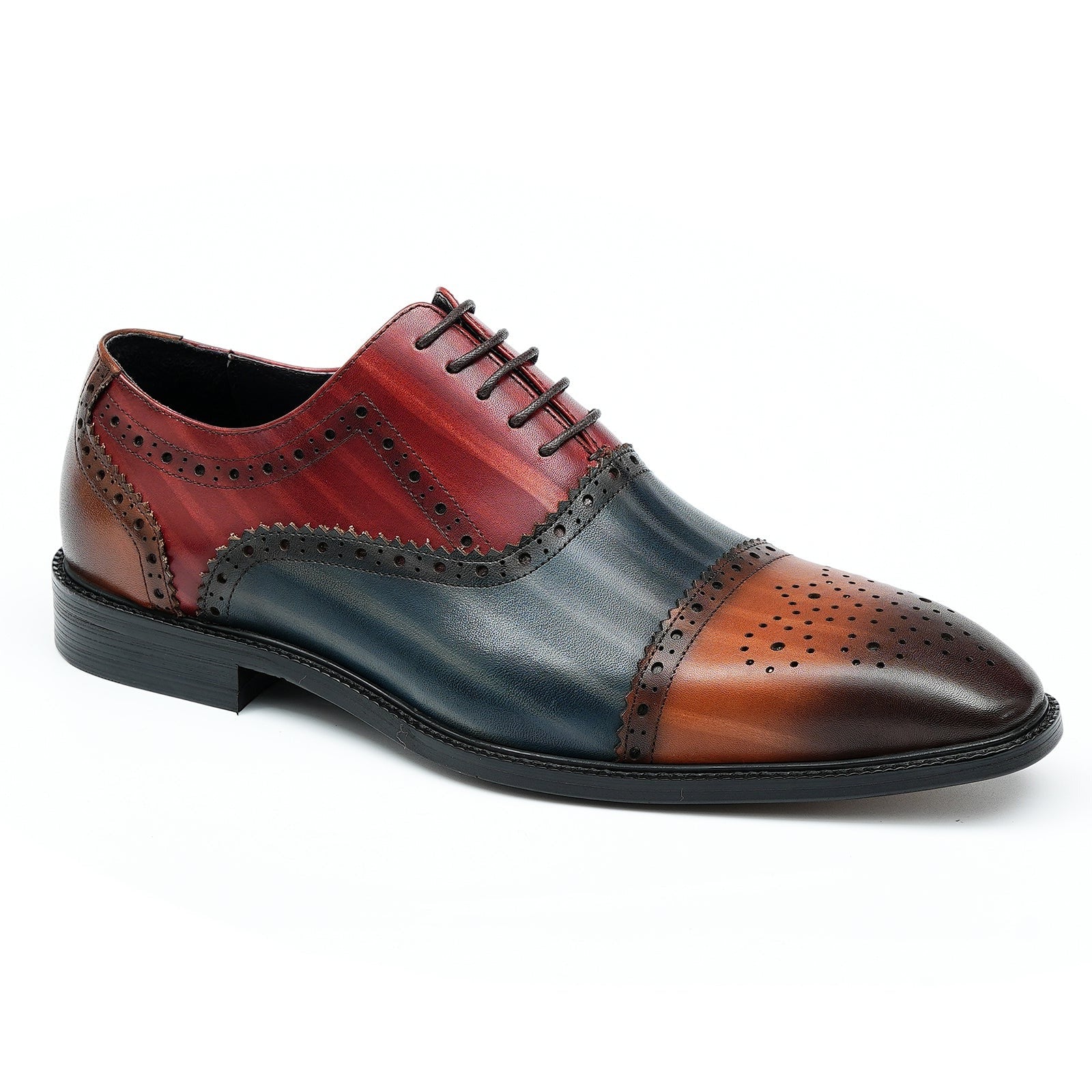 Oxford brogue leather shoes - Divinch