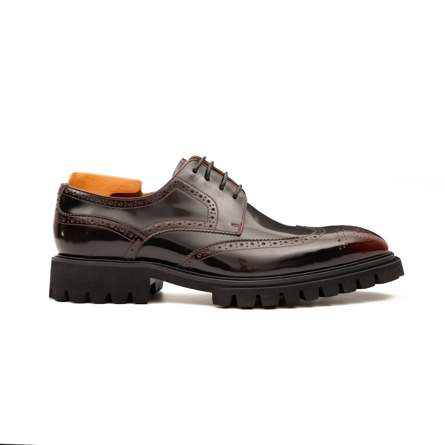 Chaussures derby brogue noires