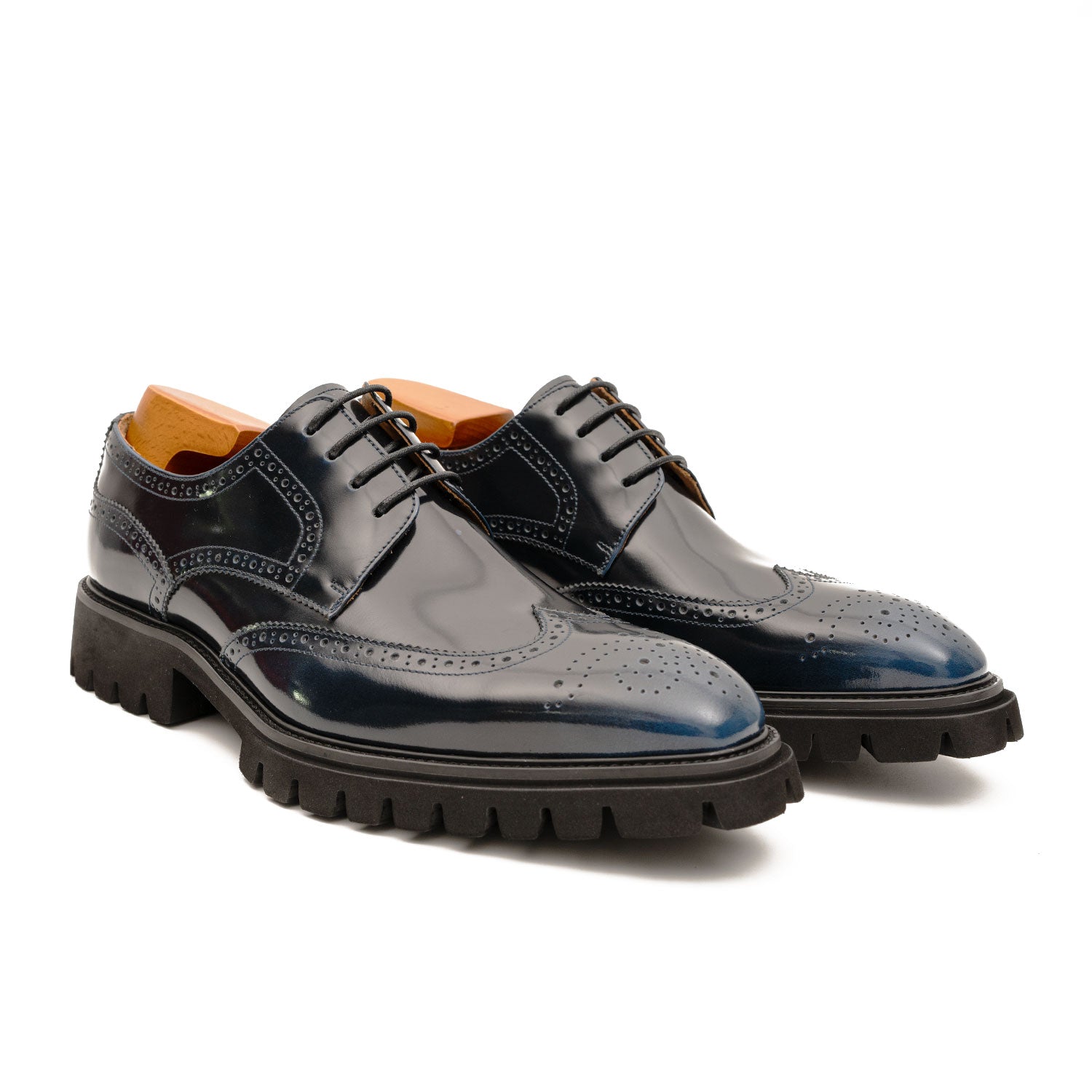 Chaussures derby brogue noires