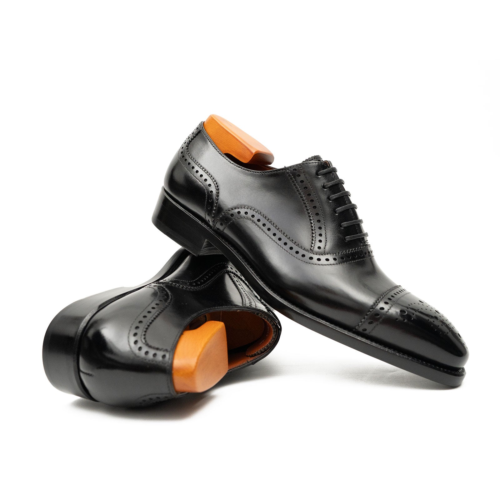 Patentleder Goodyear-Welt-Damenschuhe Braun 