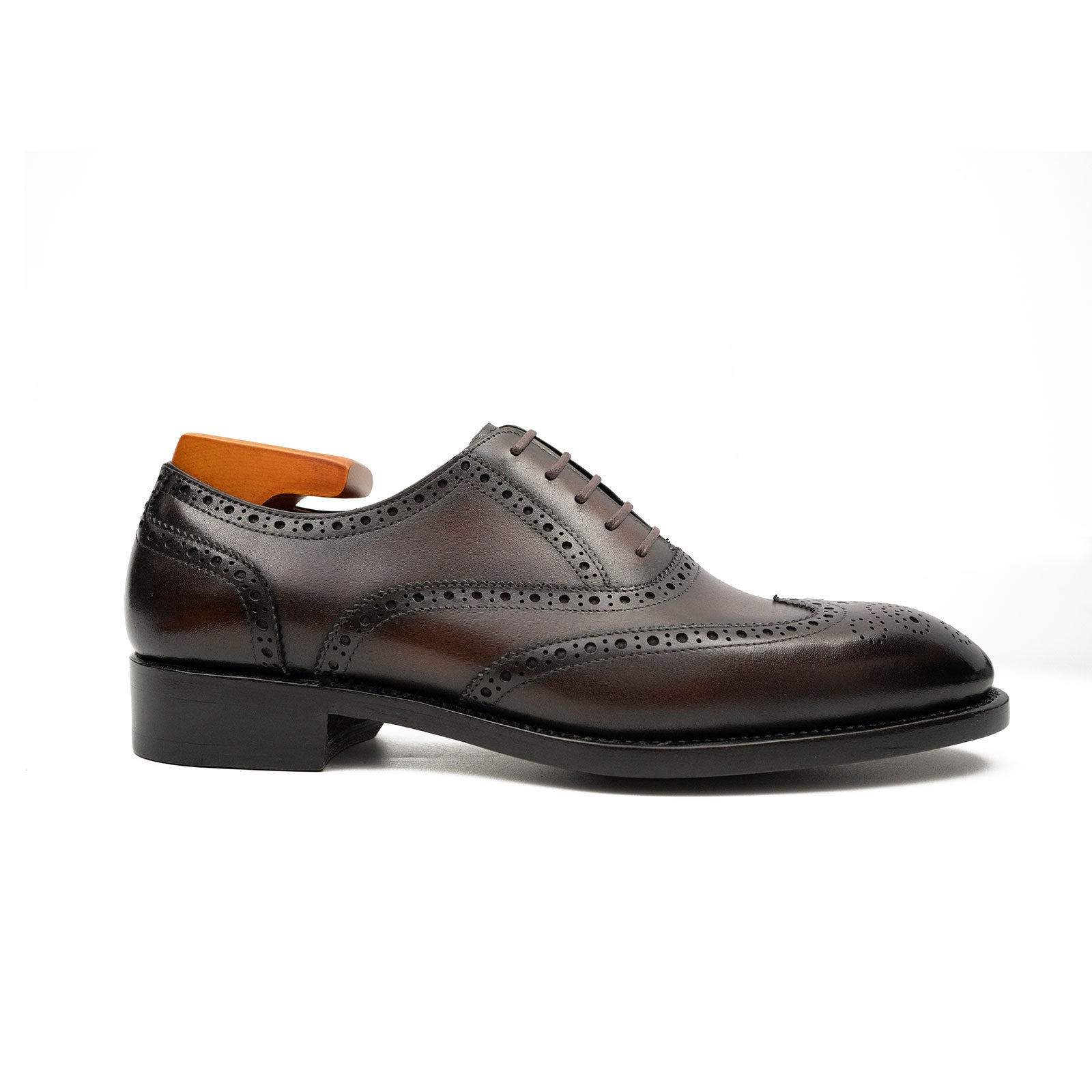 Patentleder Goodyear-Welt-Damenschuhe Braun 