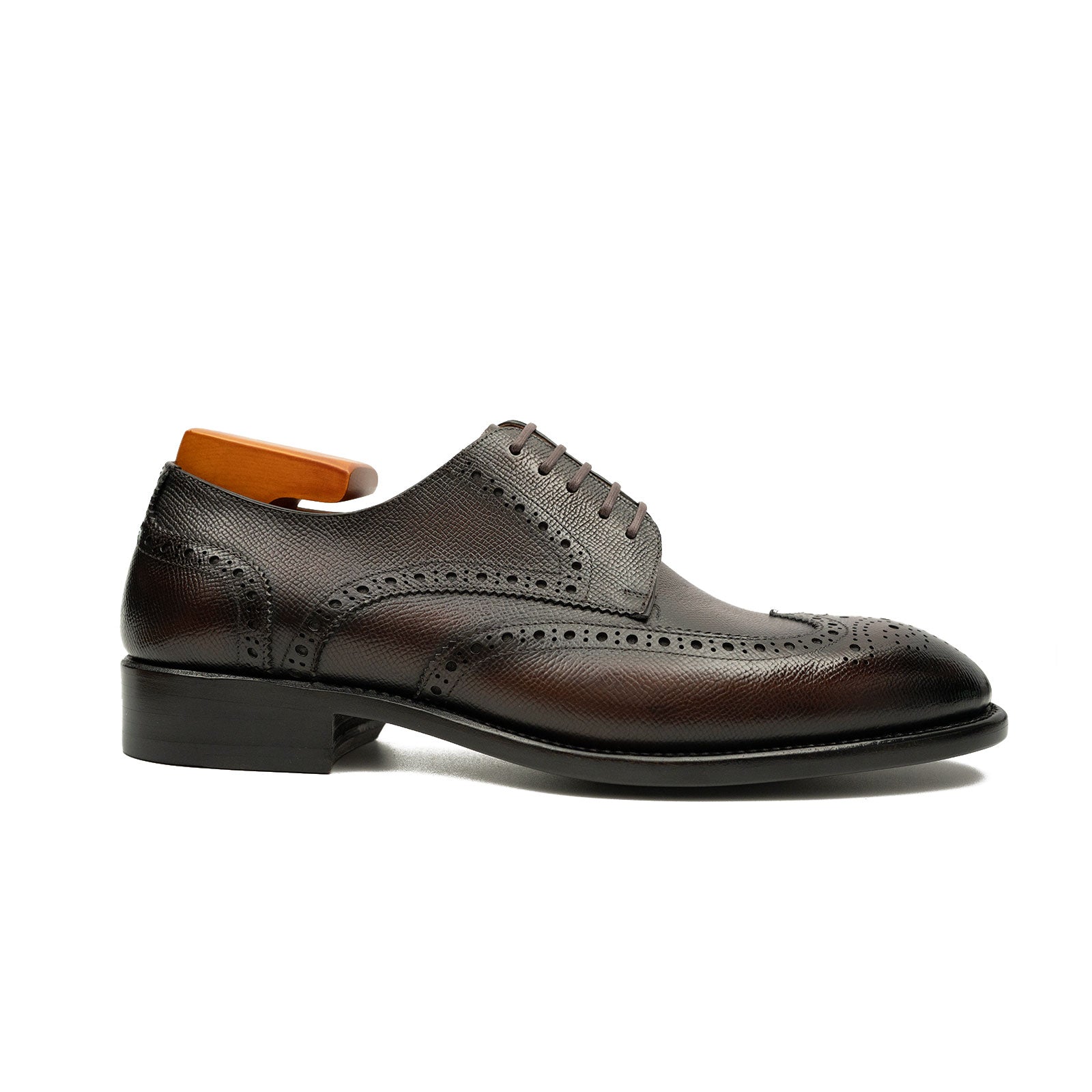 Patentleder Goodyear-Welt-Damenschuhe Braun 