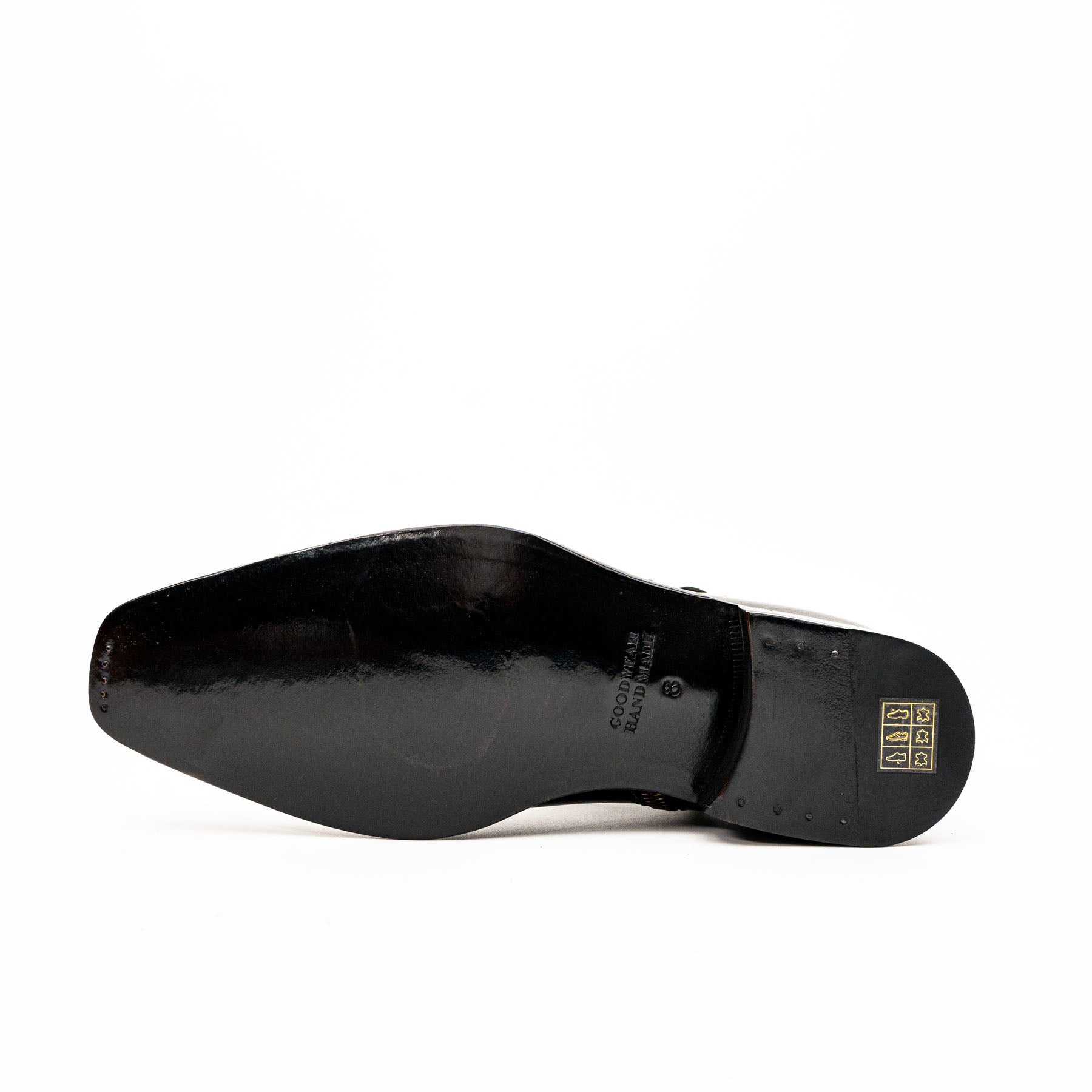 Black Calfskin Monk Strap Boot