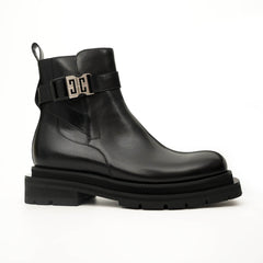 Sneakers Derby con plateau color cognac brunito