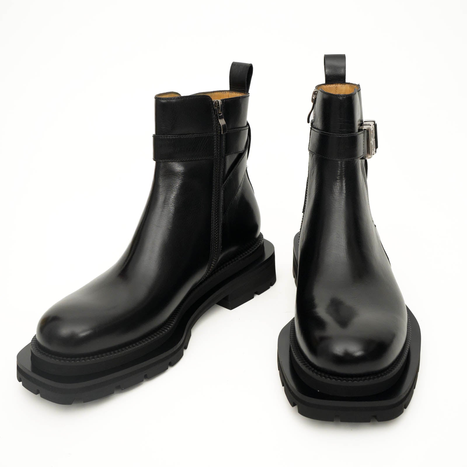 Sneakers Derby con plateau color cognac brunito