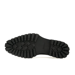 Black Brogue Lug-Sole Derby
