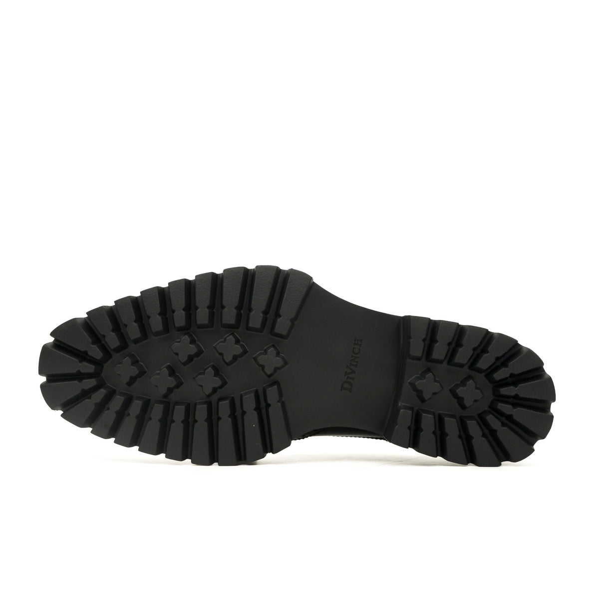 Black Brogue Lug-Sole Derby