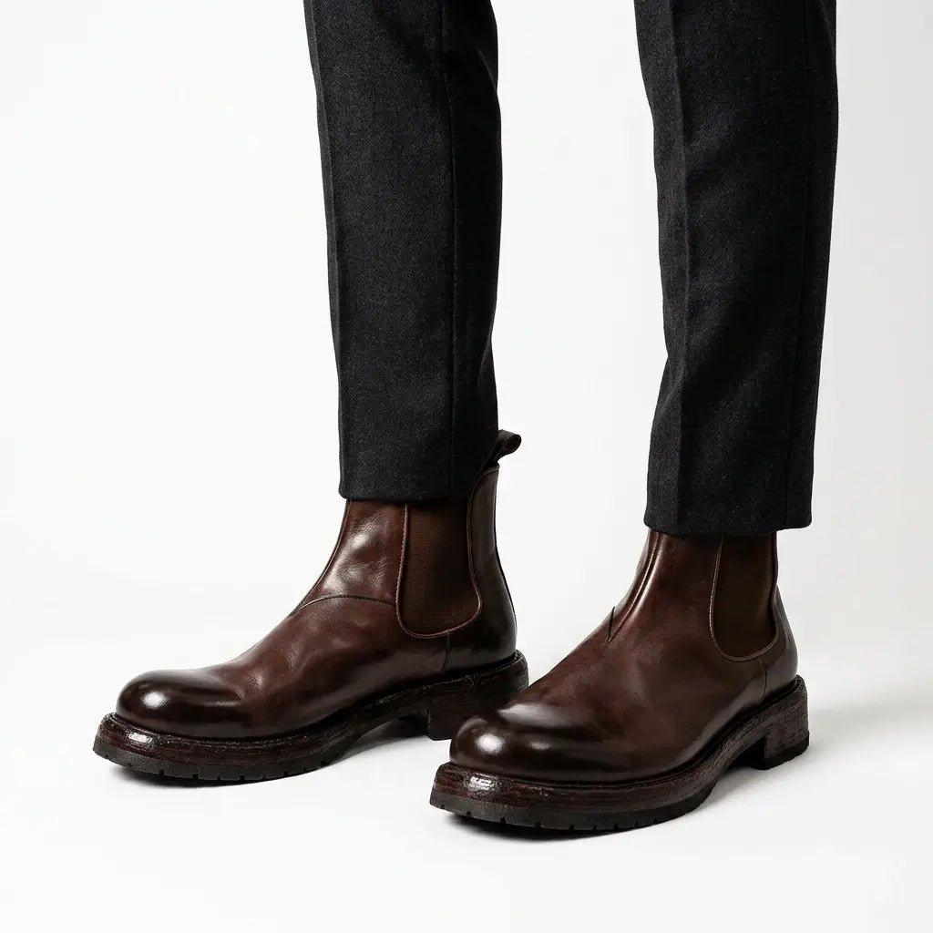 Dark Brown Chelsea Boot