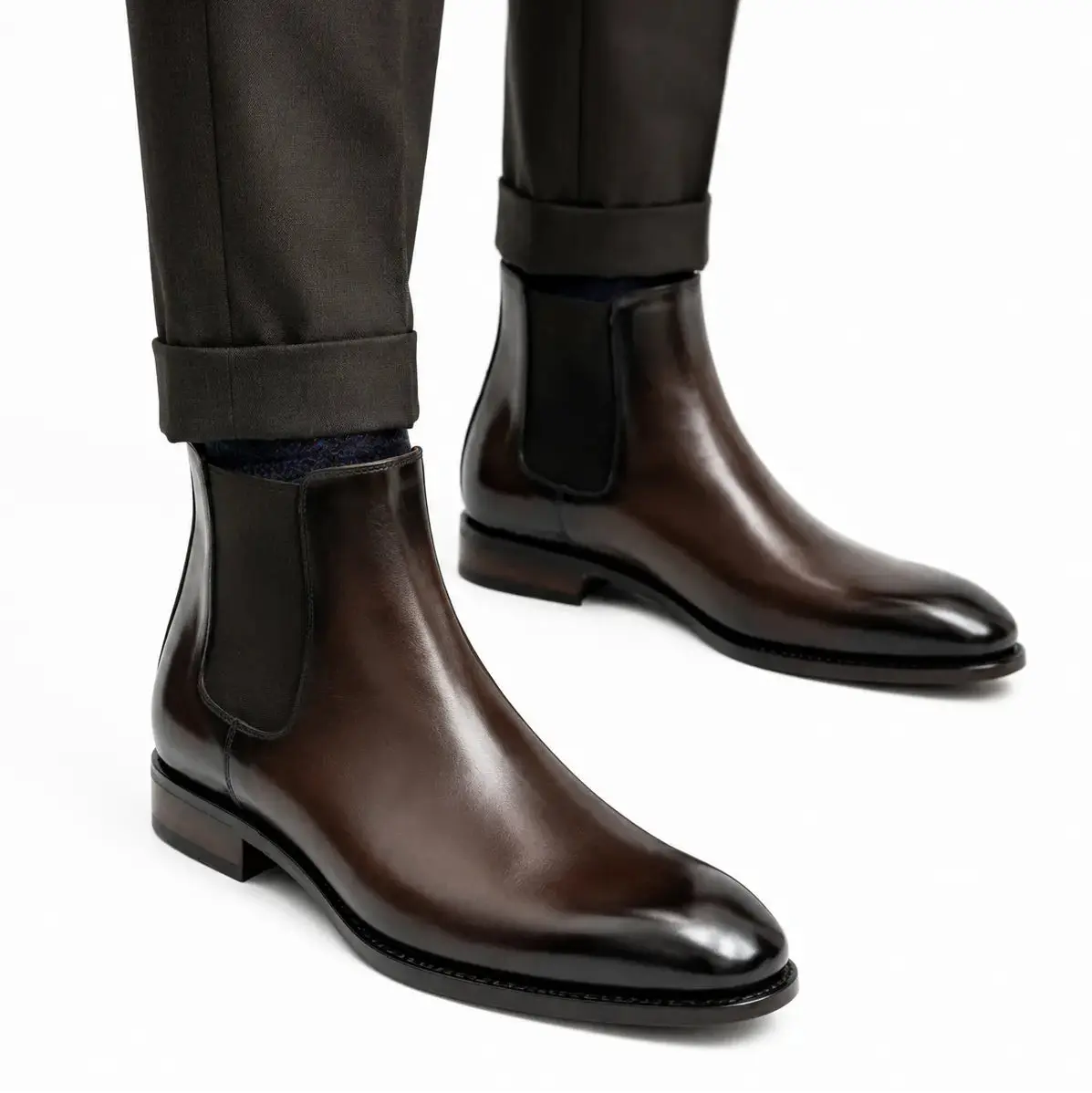 Dark Brown Goodyear Chelsea Boot Divinch