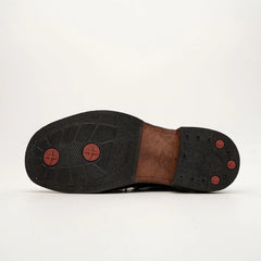 Dark Brown Washed Shell Cordovan Chukka Boots