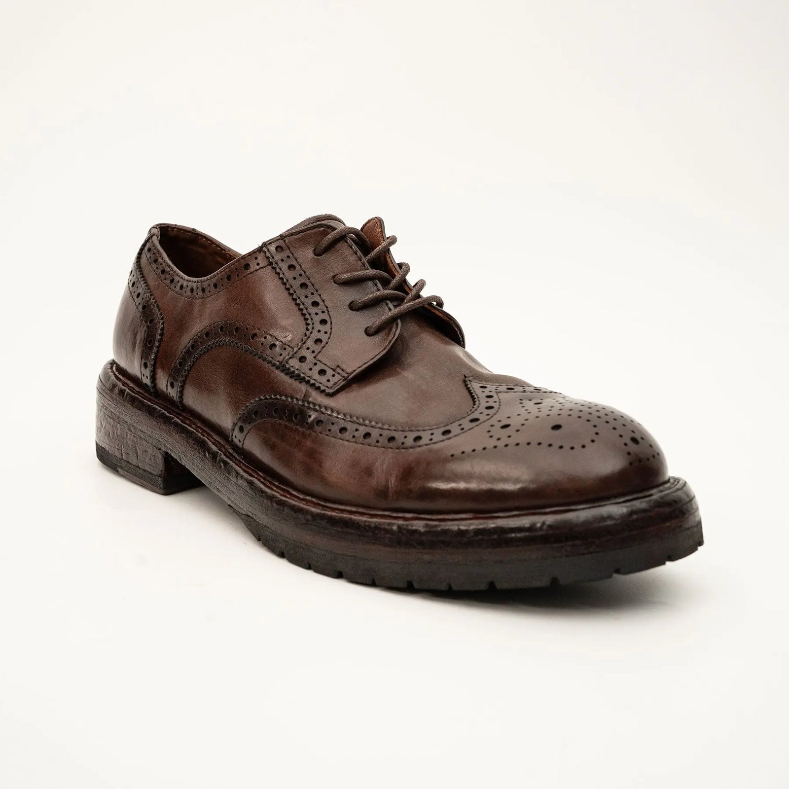 Dark Brown Washed Derby
