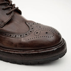 Dark Brown Washed Derby