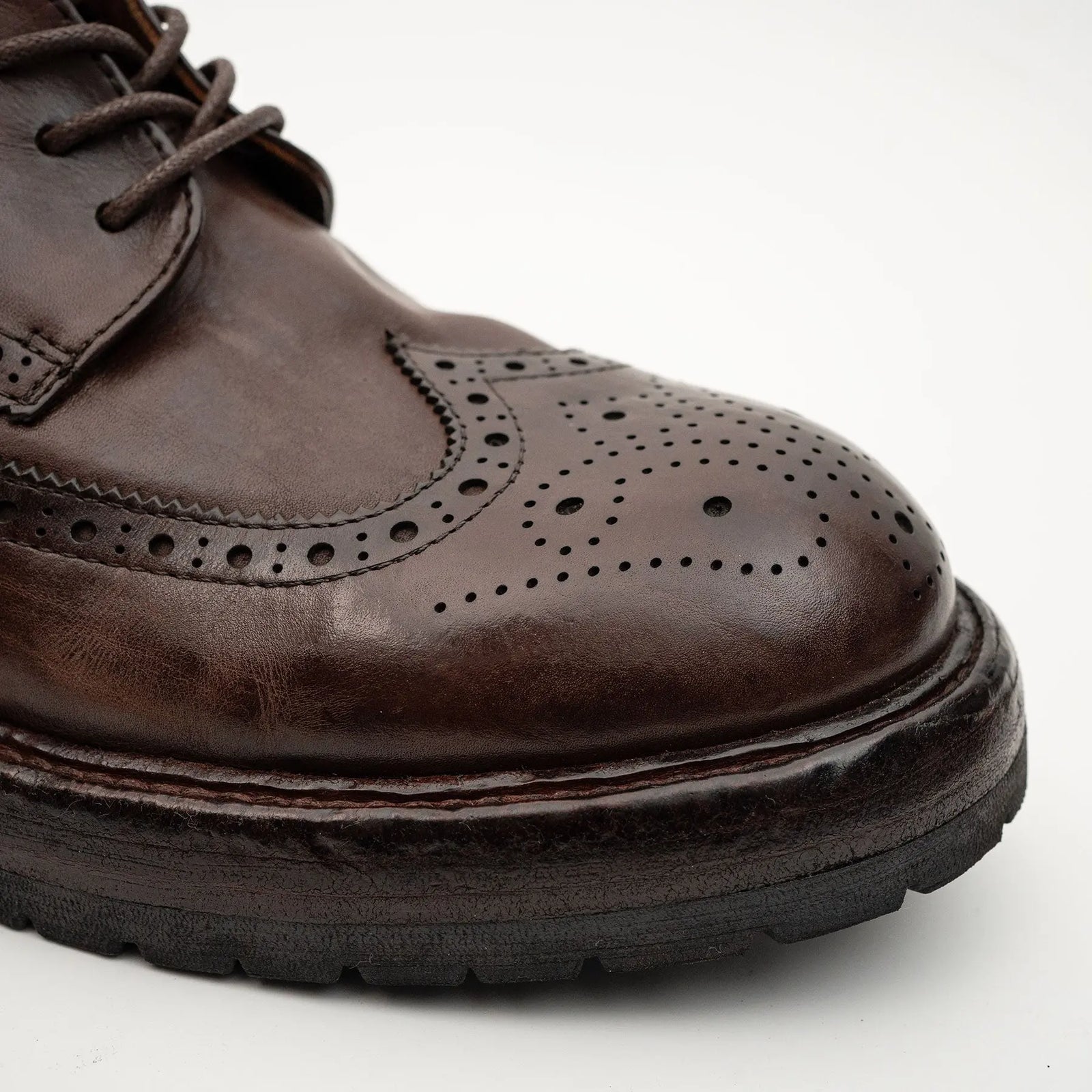 Dark Brown Washed Derby