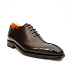 Dark Brown Wholecut Oxford Shoe DIVINCH