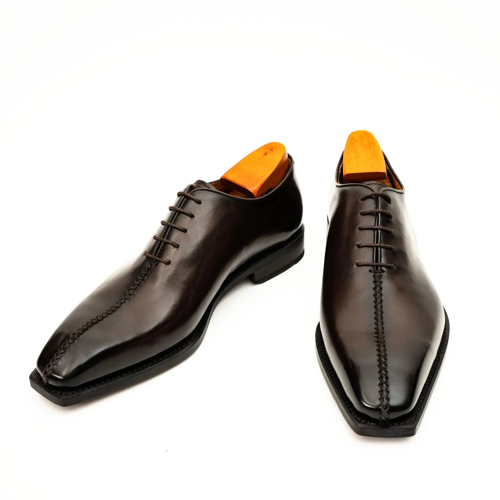 Dark Brown Wholecut Oxford Shoe DIVINCH