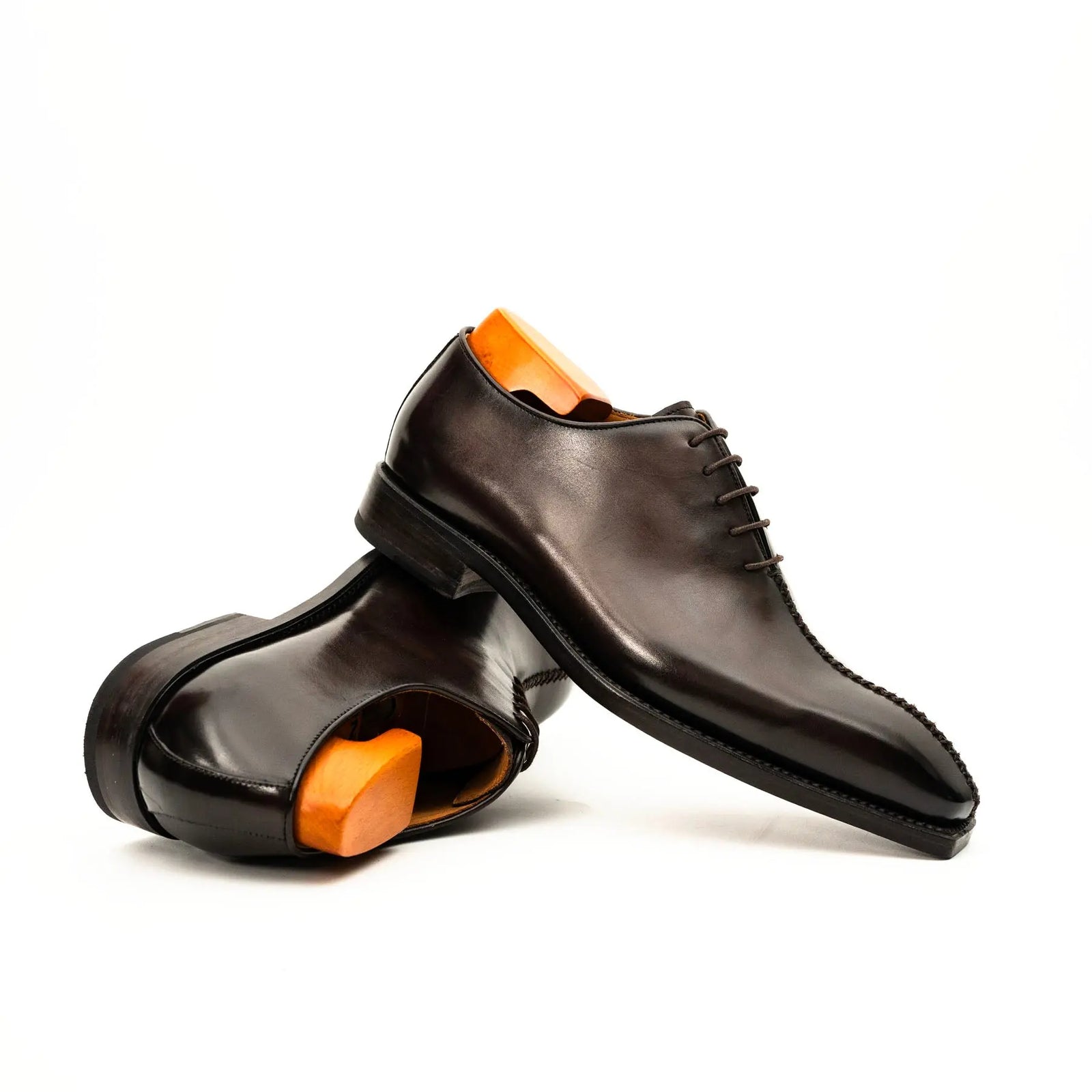 Dark Brown Wholecut Oxford Shoe DIVINCH