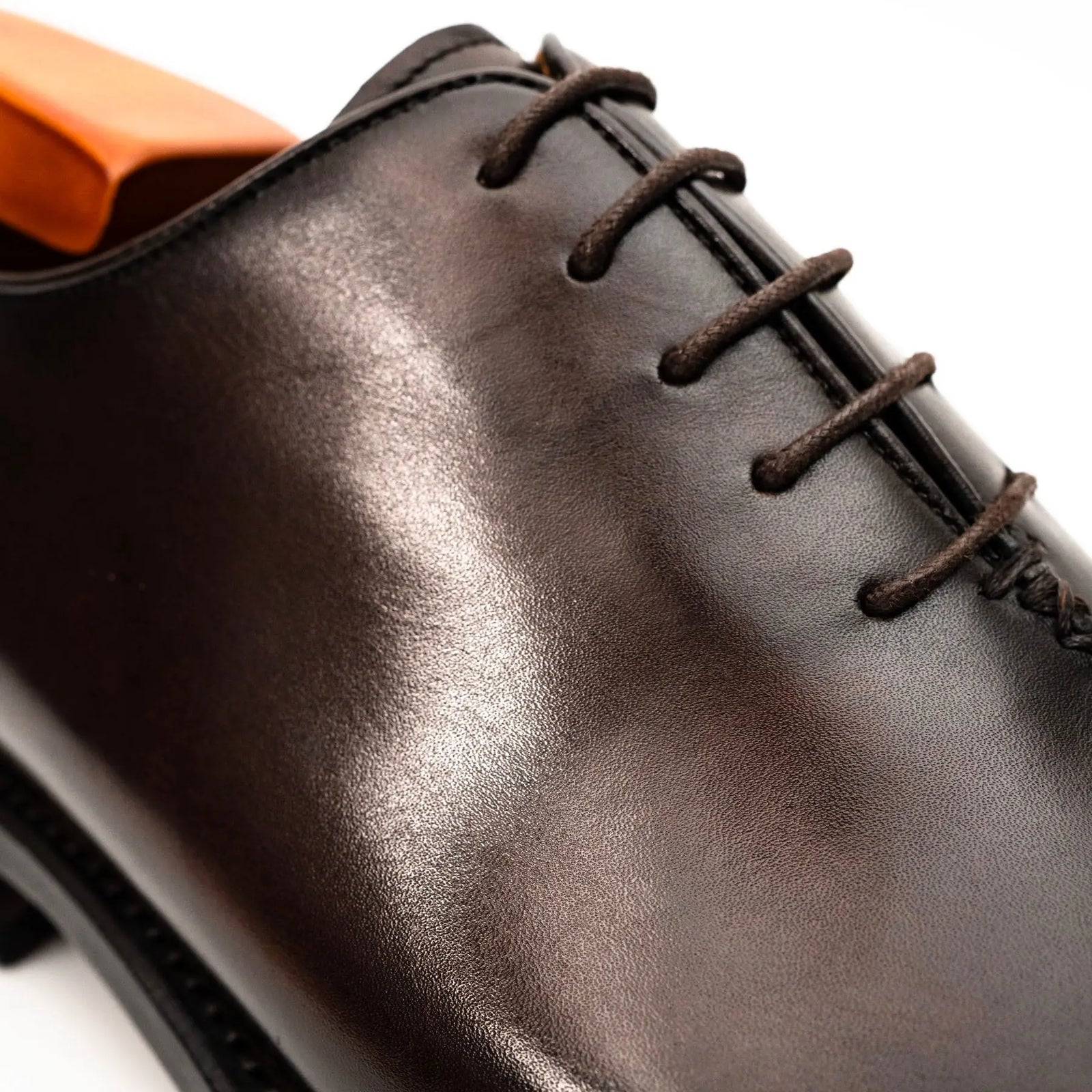 Dark Brown Wholecut Oxford Shoe DIVINCH