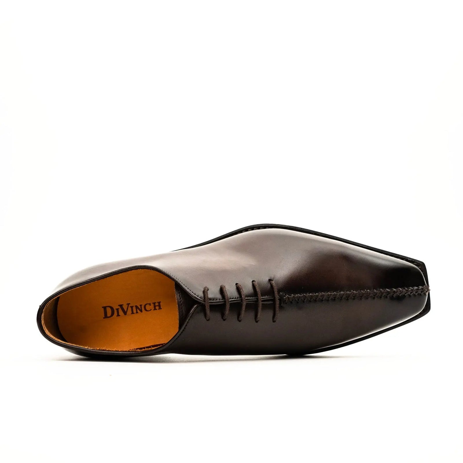 Dark Brown Wholecut Oxford Shoe DIVINCH