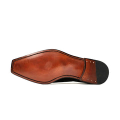 Dark Brown Wholecut Oxford Shoe