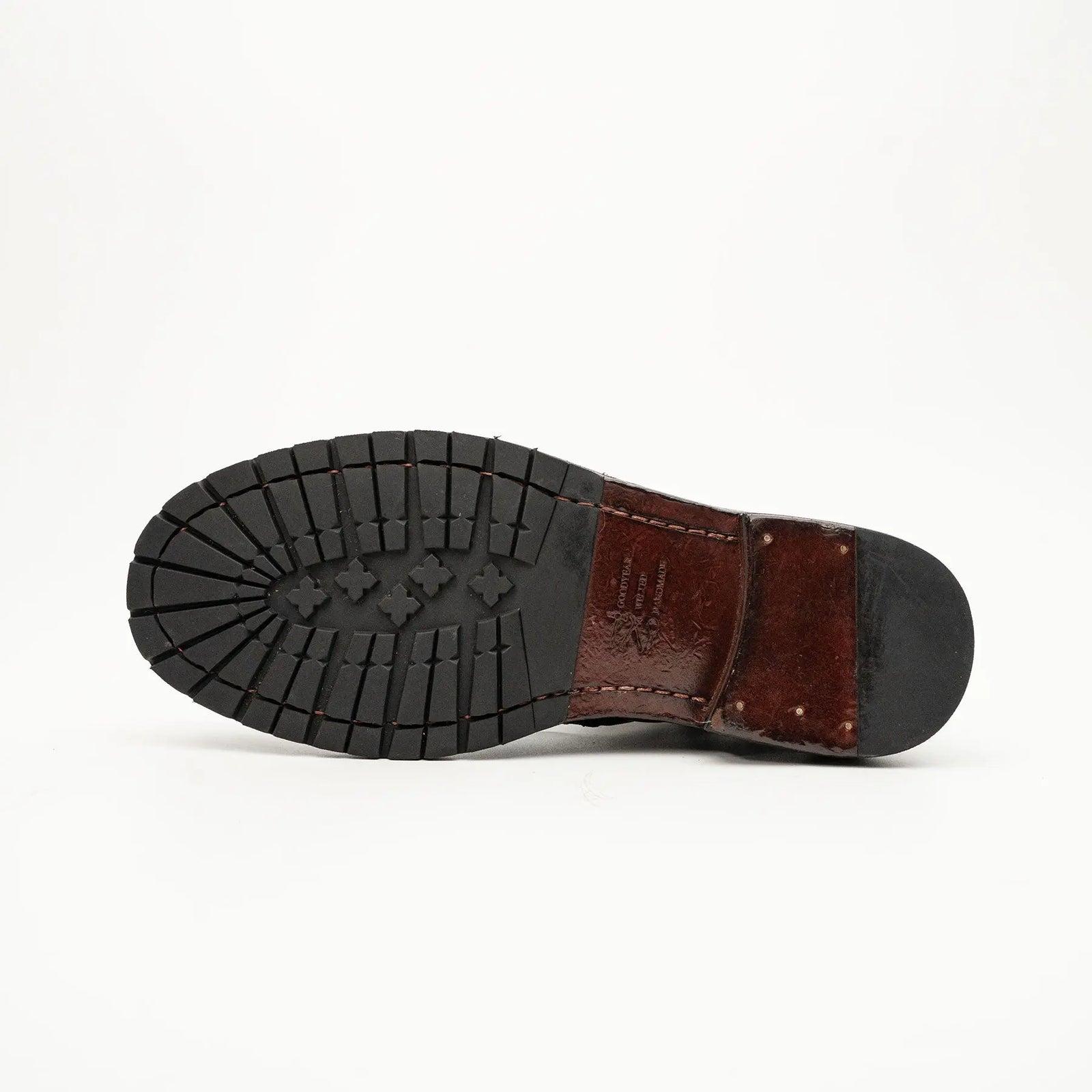 Dark Brown Wingtip Combat Boot
