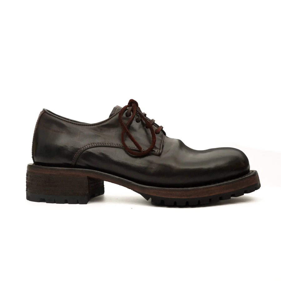 Dark Espresso Horsehide Lug Sole Derby DIVINCH