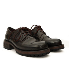 Dark Espresso Horsehide Lug Sole Derby DIVINCH
