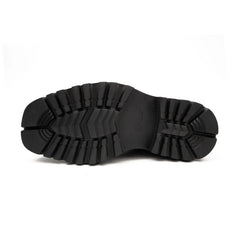 Derby nero con dettagli tricolore