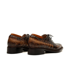 Espresso Crocodile Oxford DIVINCH