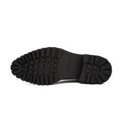 Espresso Leather Platform Chelsea DIVINCH