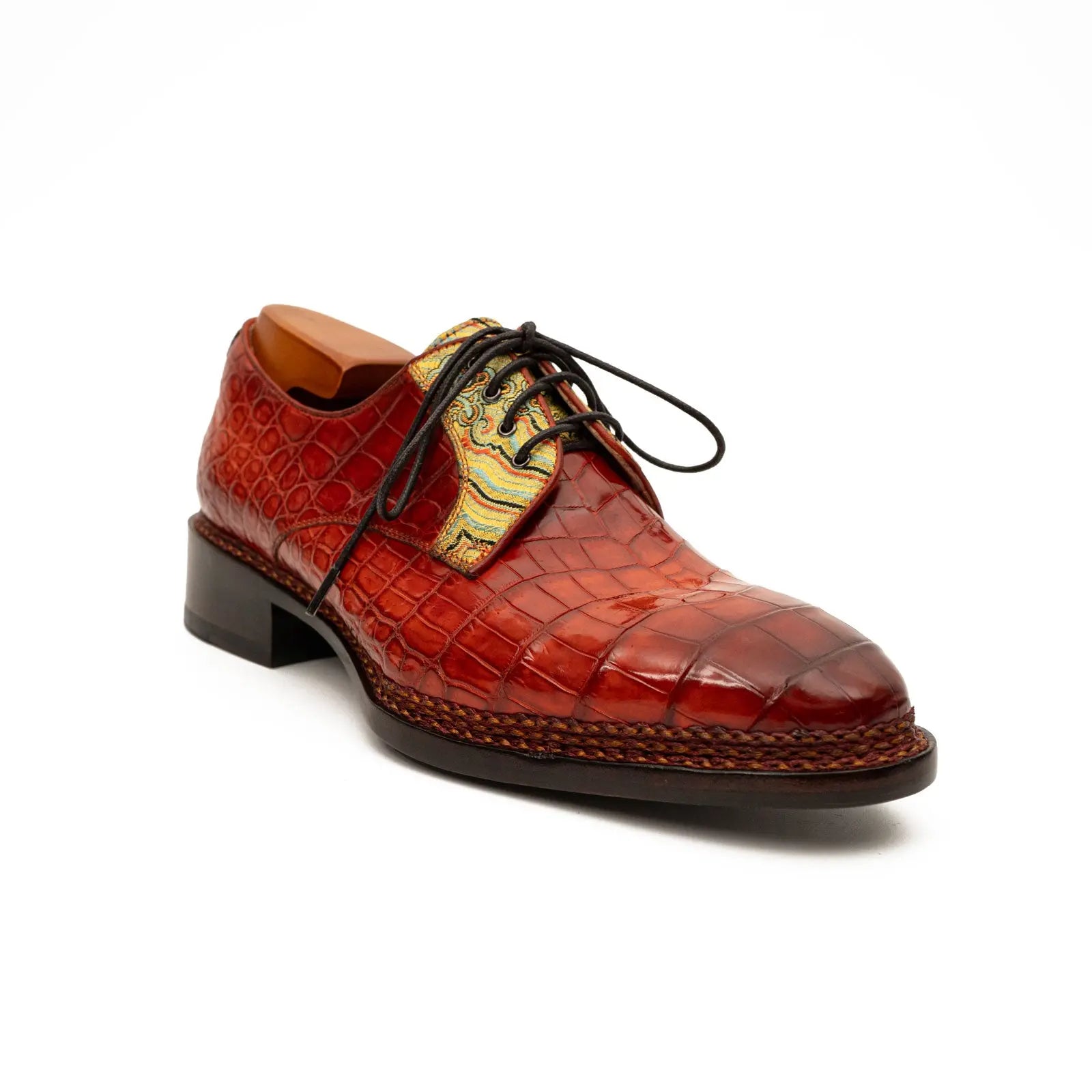 Genuine Alligator Norwegian Welt Derby DIVINCH