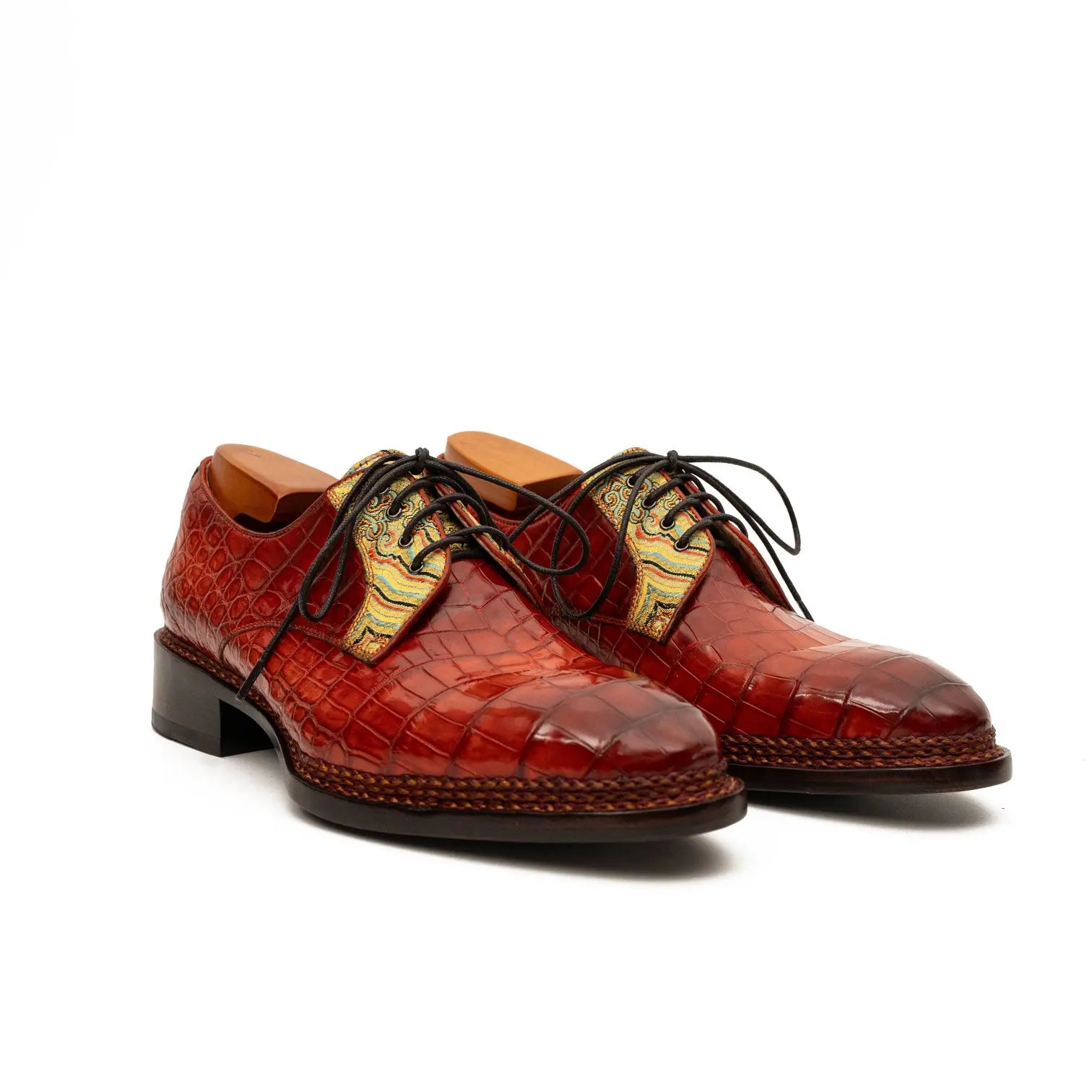 Genuine Alligator Norwegian Welt Derby DIVINCH