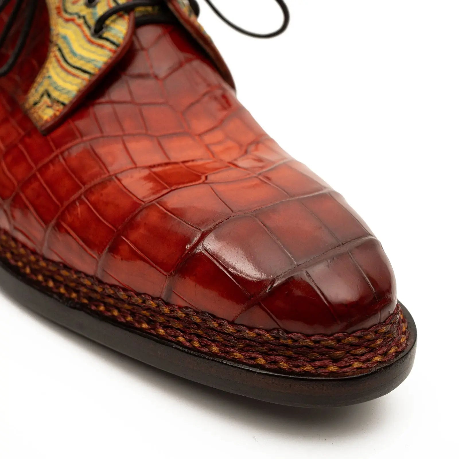 Genuine Alligator Norwegian Welt Derby DIVINCH