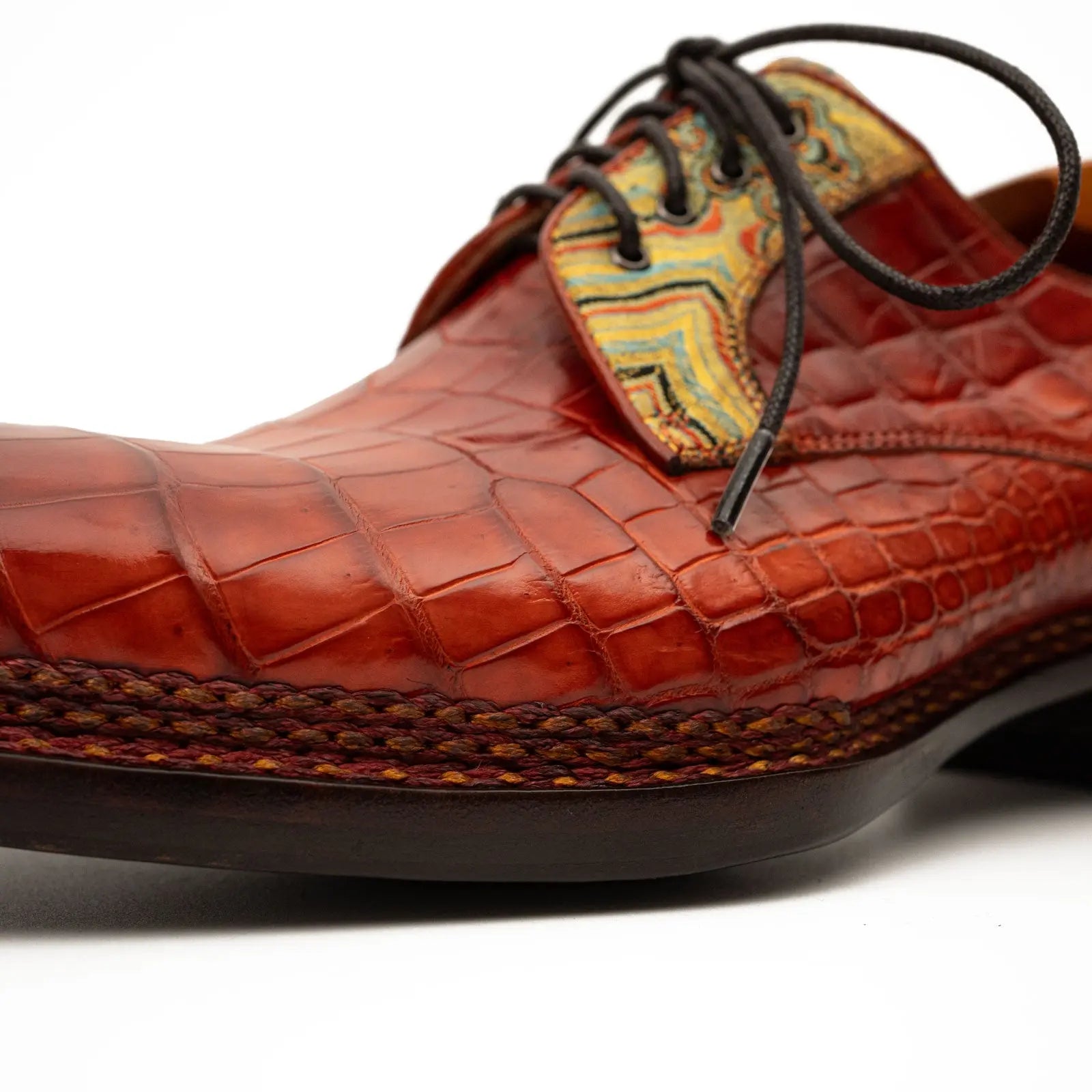 Genuine Alligator Norwegian Welt Derby DIVINCH