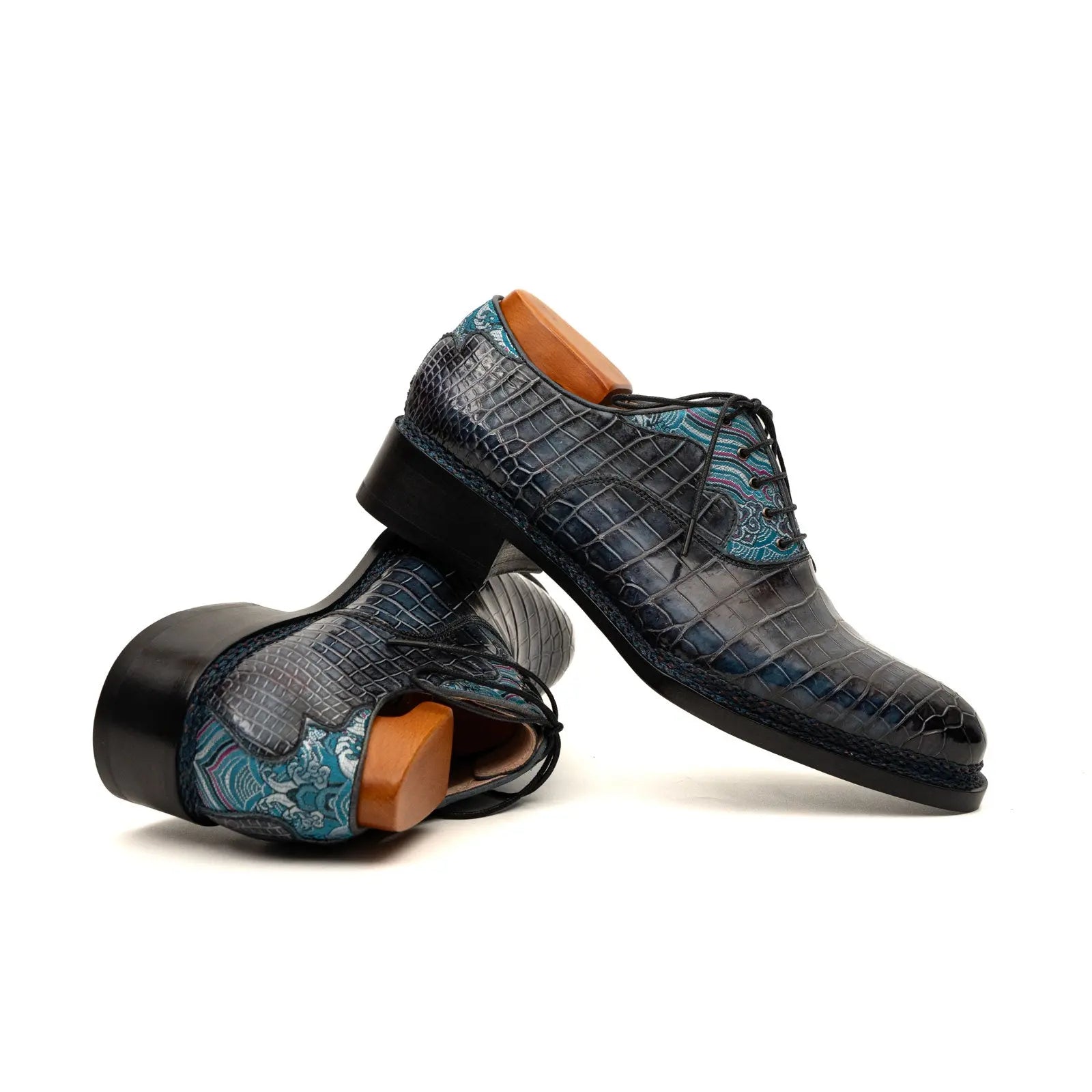 Genuine Alligator Norwegian Welt Oxford DIVINCH