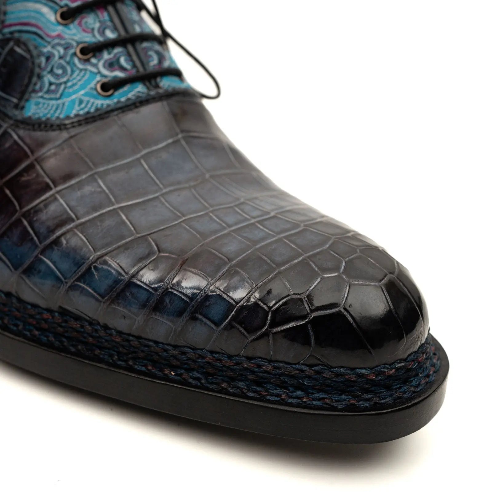 Genuine Alligator Norwegian Welt Oxford DIVINCH