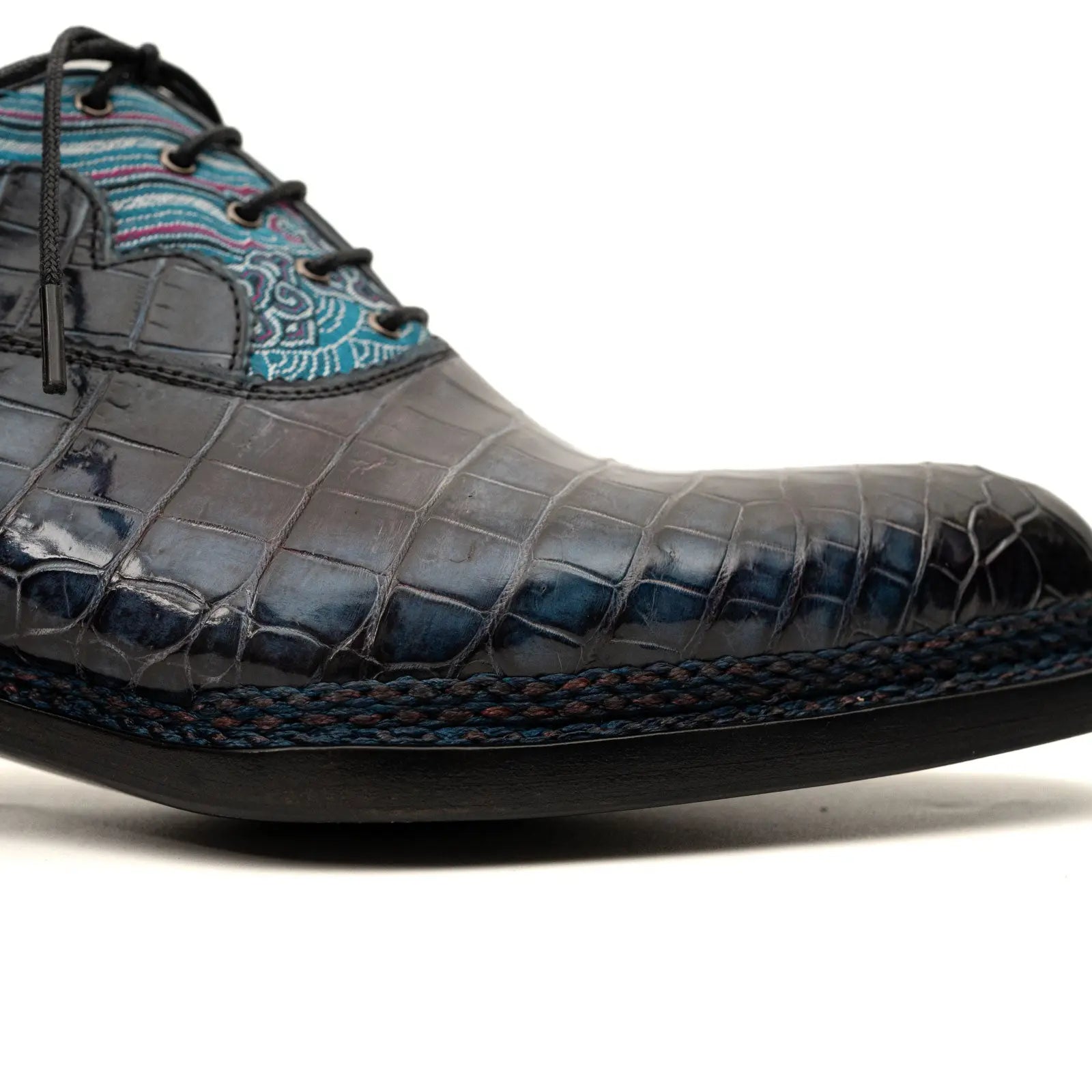 Genuine Alligator Norwegian Welt Oxford DIVINCH