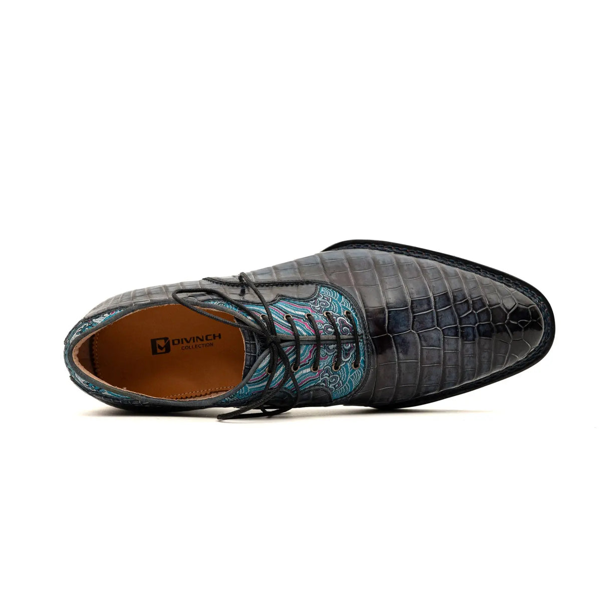 Genuine Alligator Norwegian Welt Oxford DIVINCH