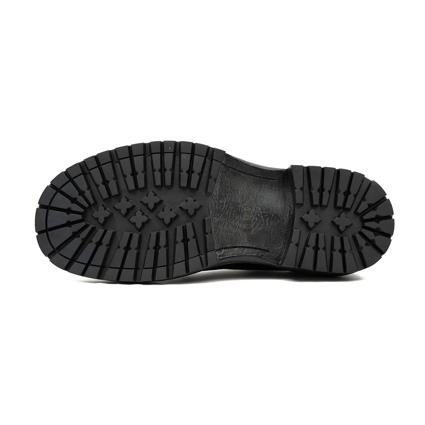 Genuine Crocodile Leather Men's Derby Brogues Black DIVINCH