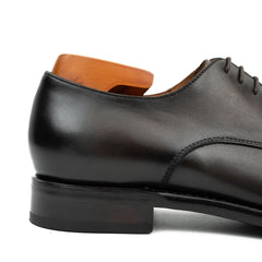 Goodyear Handmade Leather Derby Shoes coffee DIVINCH