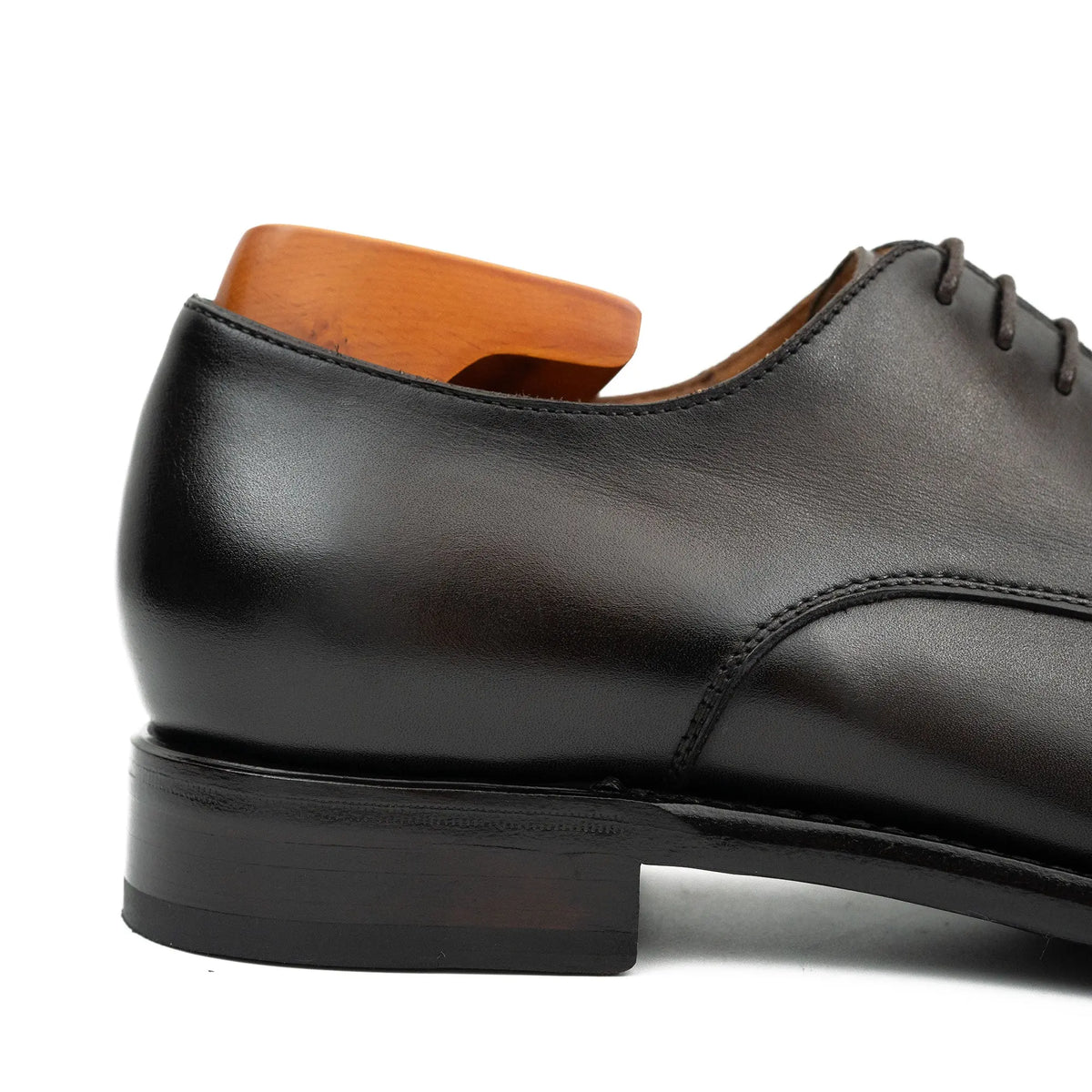 Goodyear Handmade Leather Derby Shoes coffee DIVINCH
