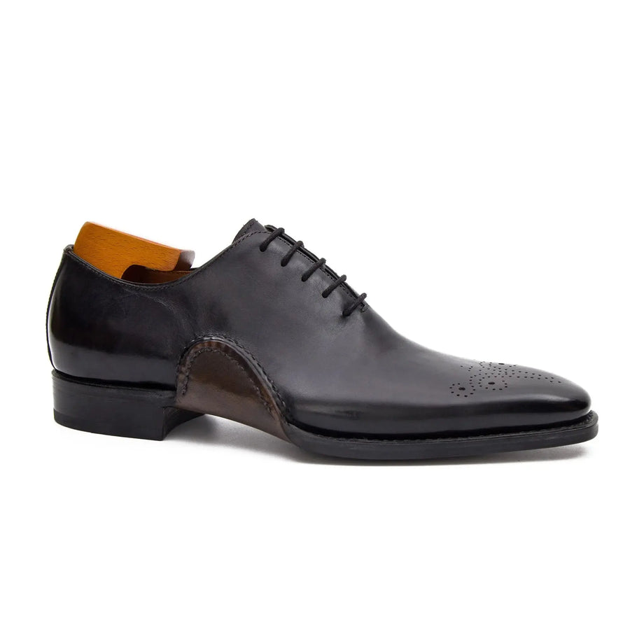 Oxfords Goodyear Welted con Patina Negra