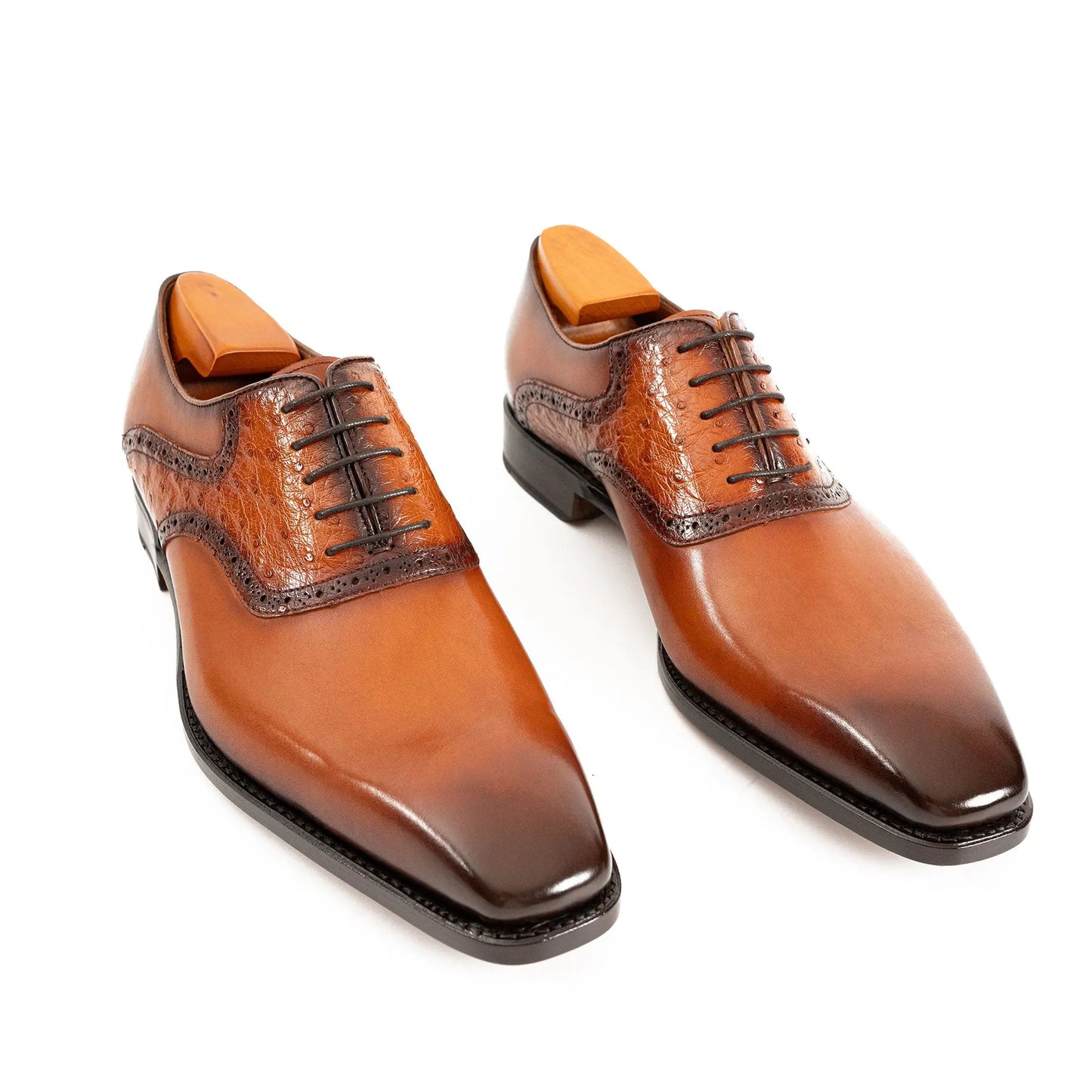 Goodyear Welted Oxford Shoes ostrich Divinch