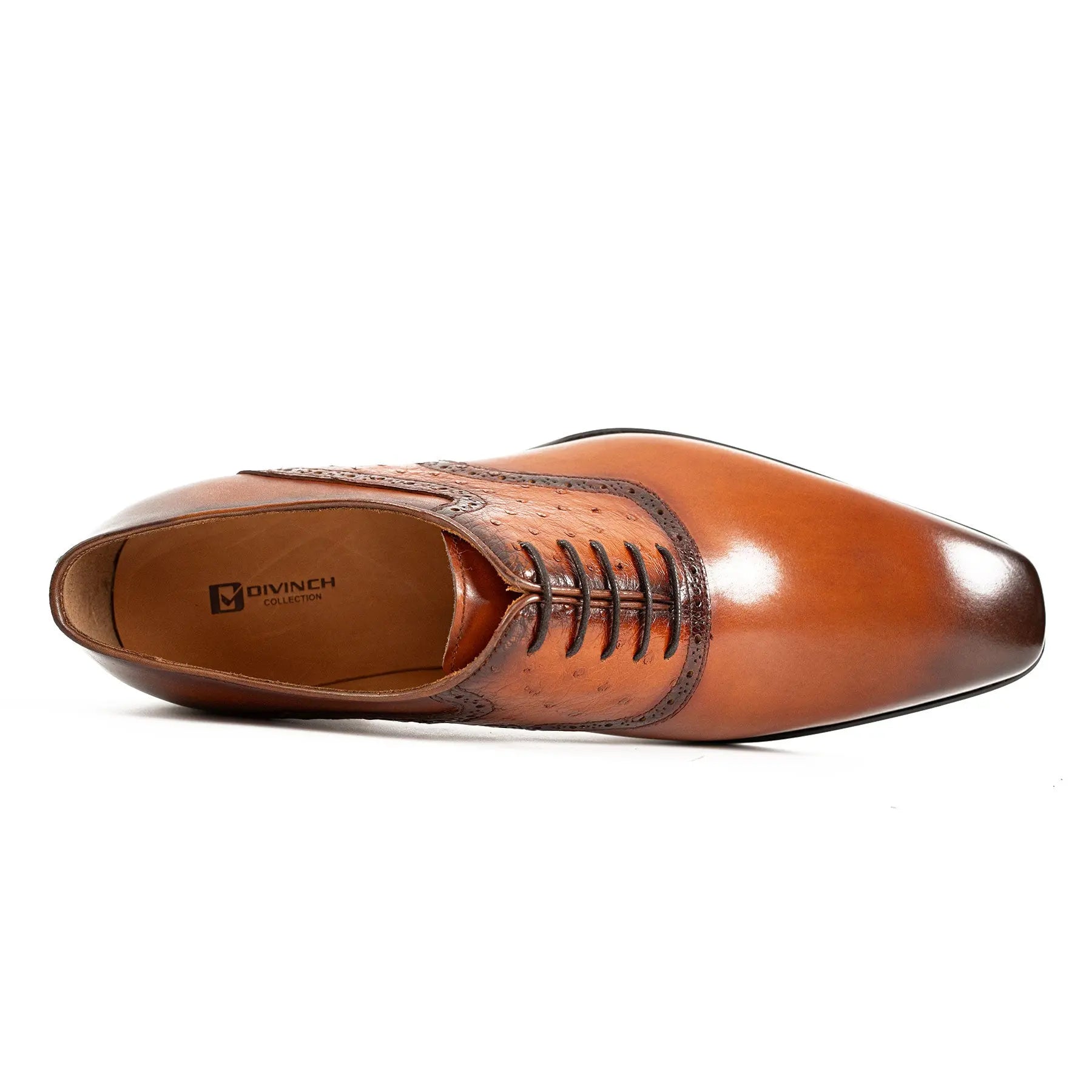 Goodyear Welted Oxford Shoes ostrich Divinch