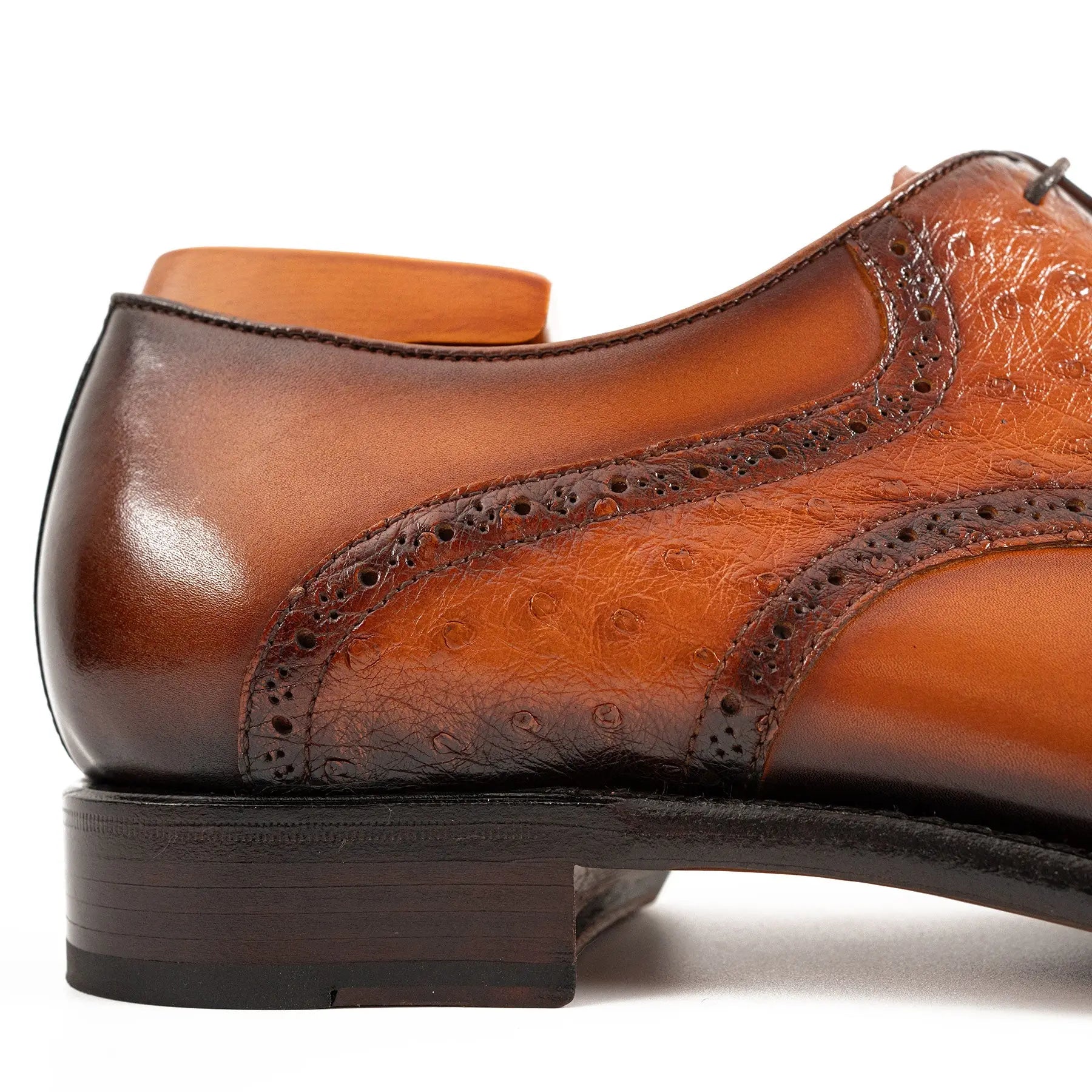 Goodyear Welted Oxford Shoes ostrich Divinch