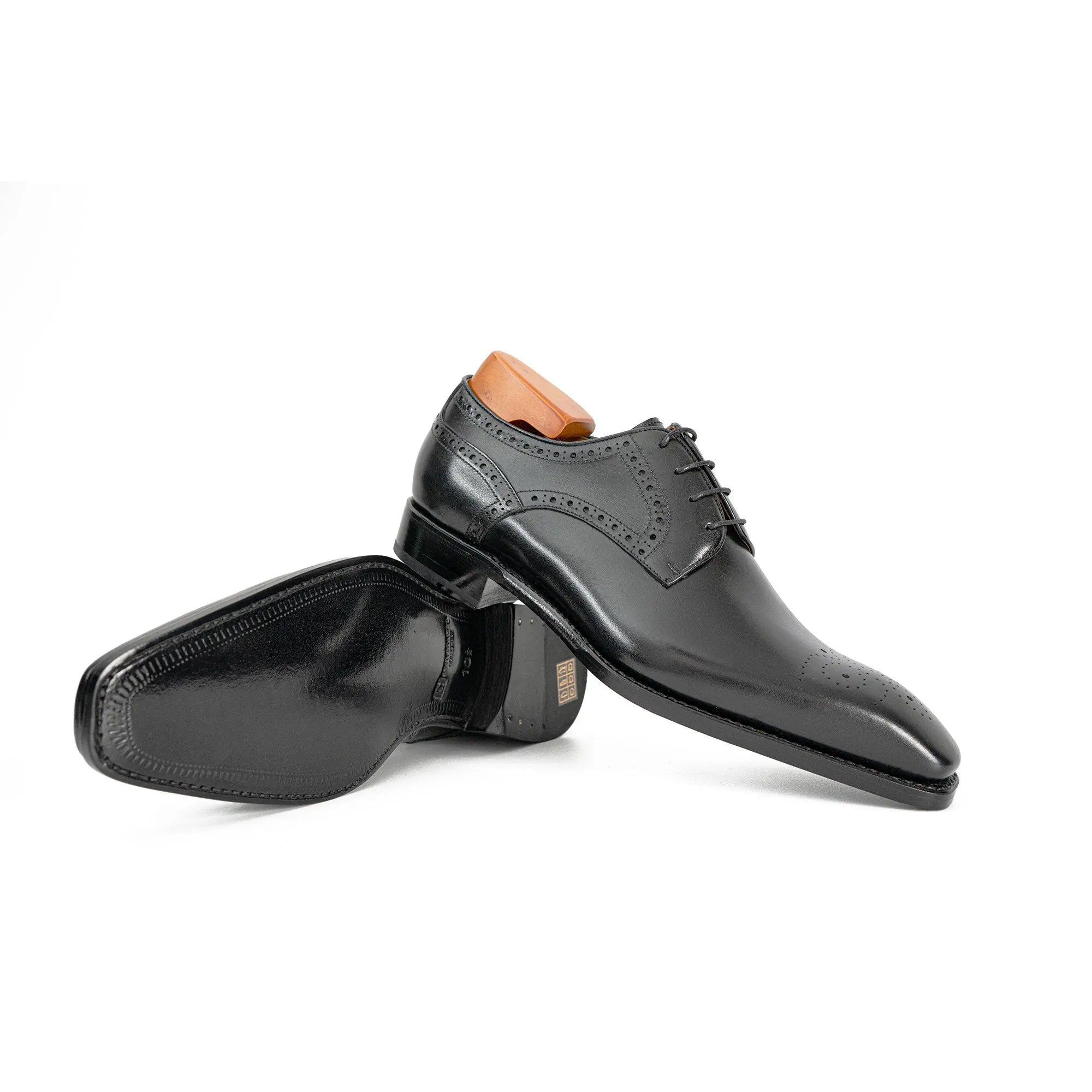 Goodyear Welted Patent Leather Oxford Shoes DIVINCH