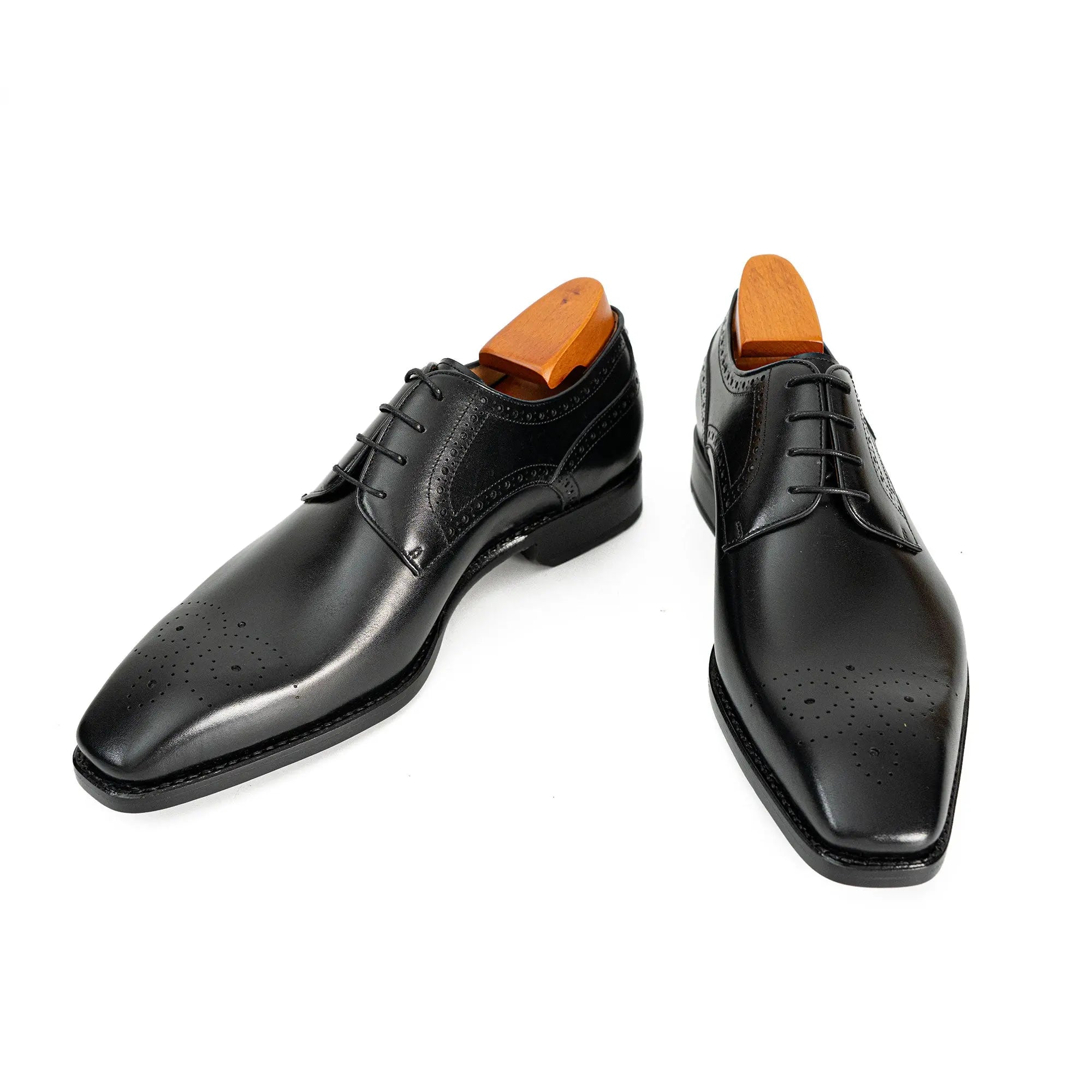 Goodyear Welted Patent Leather Oxford Shoes DIVINCH