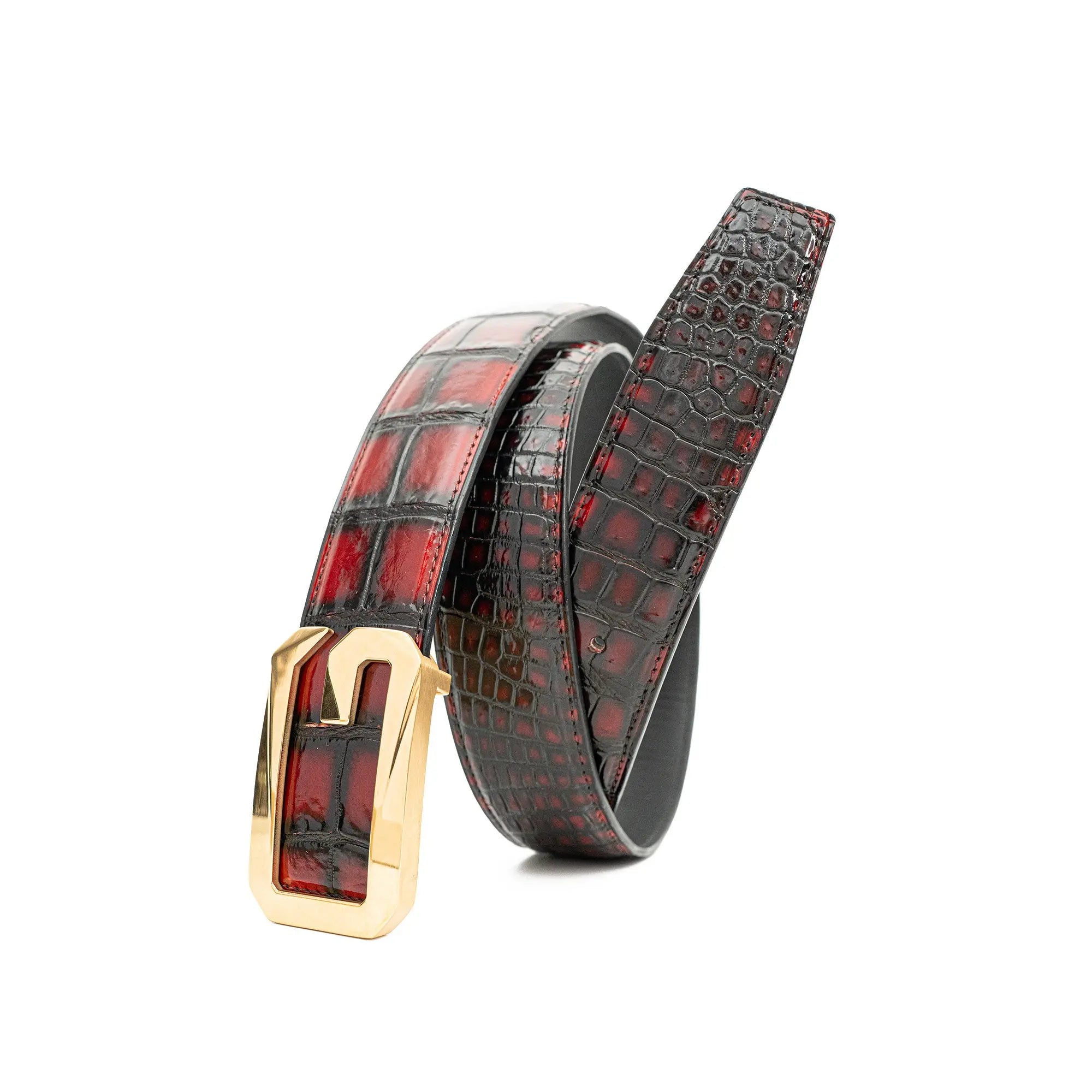 Handcrafted Alligator Leather Belts DVG02 Divinch